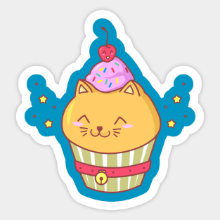 CatCake Neato Sticker